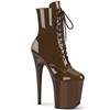 Pleaser - FLAMINGO1020 Bottes de plateforme, Pole dance chaussures - Marron Product image